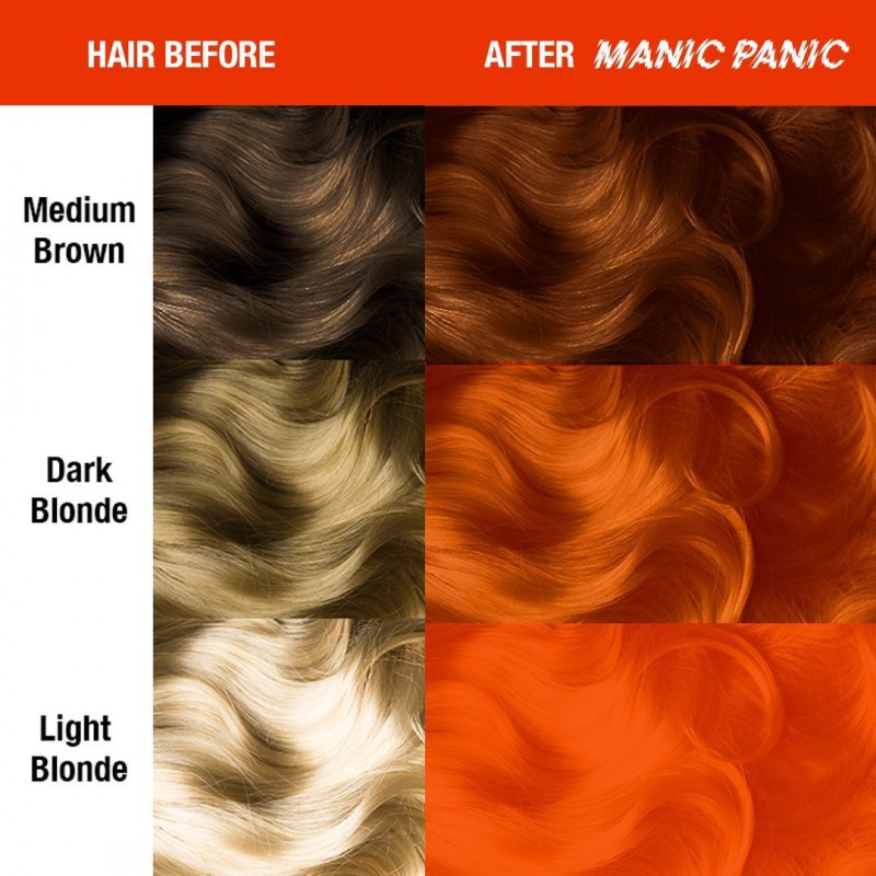 Оранжевая краска для волос PSYCHEDELIC SUNSET HAIR DYE - Manic Panic